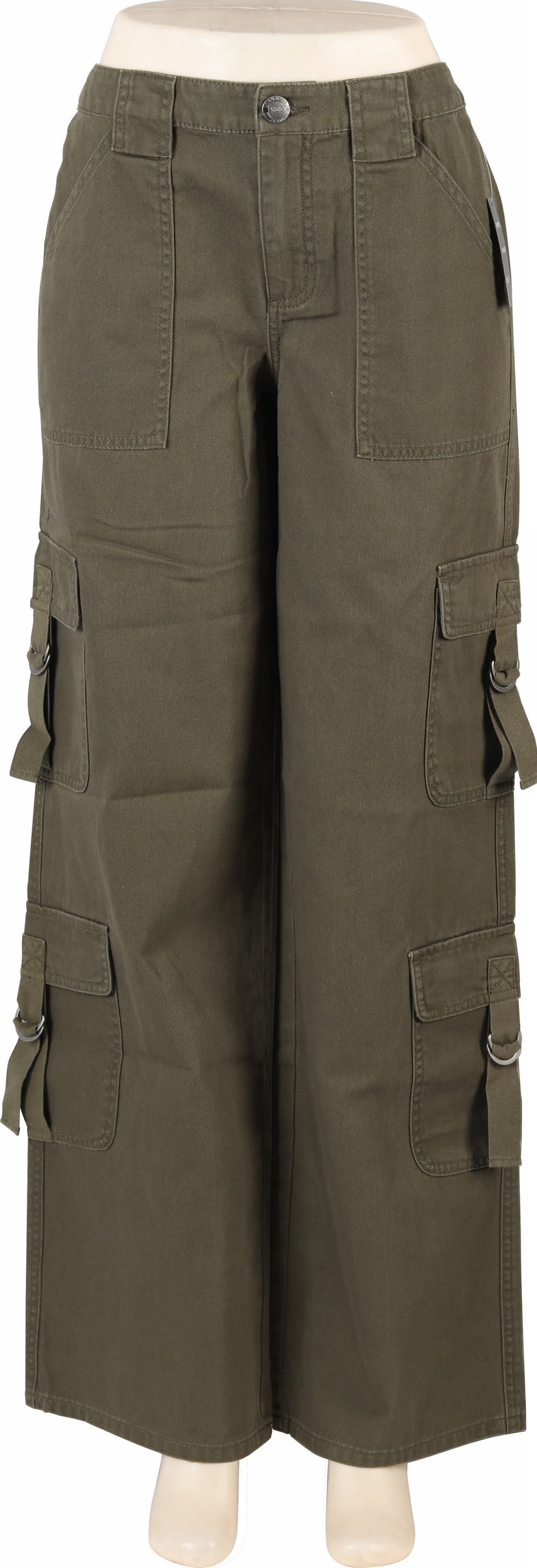 Women's wide leg multi-pocket cargo MODEL 1365