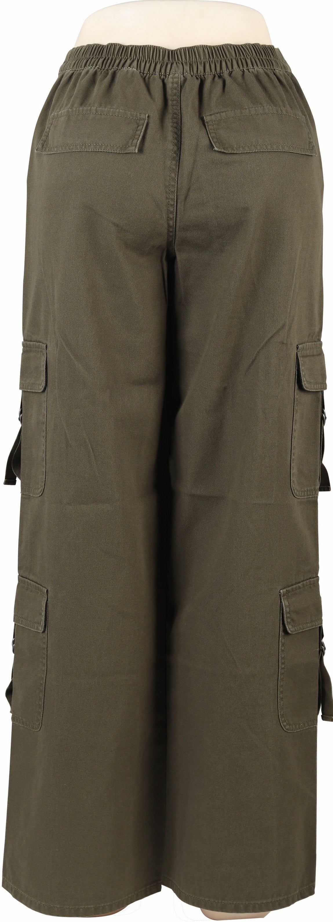 Women's wide leg multi-pocket cargo MODEL 1365