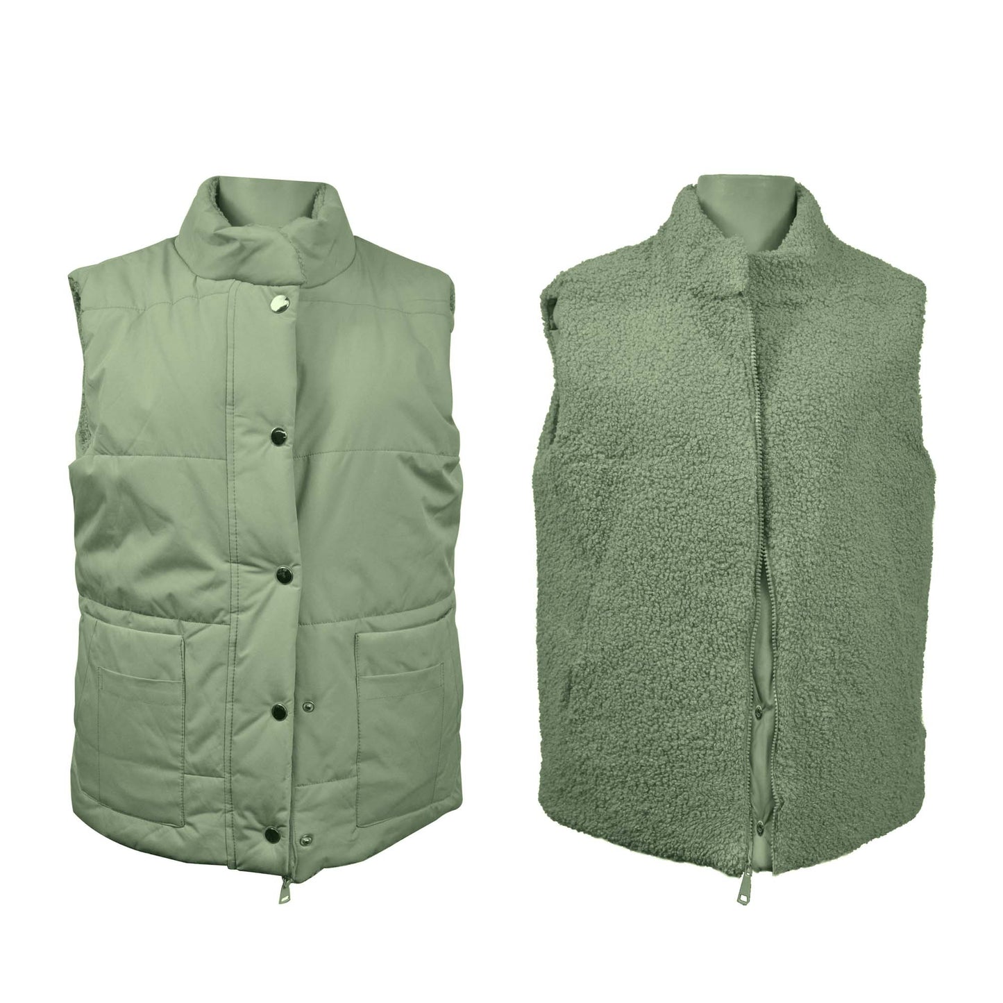 V18002, reversible soft vest.