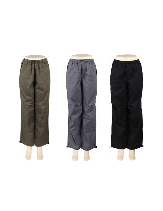 Women's poplin wideleg pants MODEL 1361